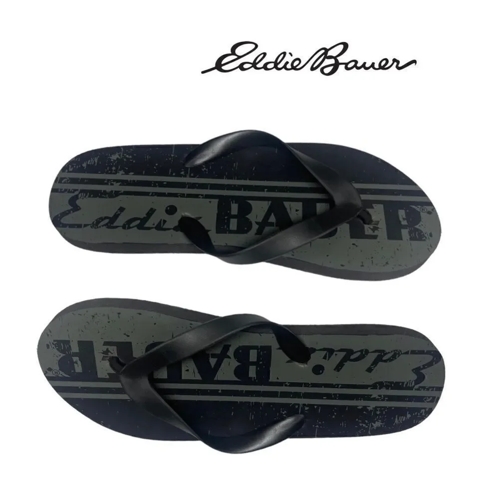 Eddie Bauer Men’s EB Logo Flip-Flops